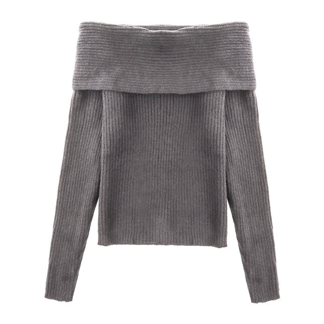Fashionable Long Sleeves Inner Wear Knitwear Top