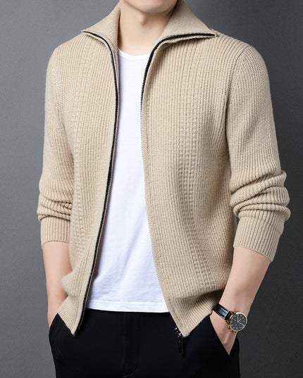 Spring And Autumn New Casual Men's Outerwear Sweater