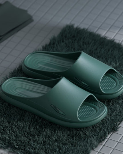 Home Sandals And Slippers For Men'S Home Indoor Non-Slip Summer Couple Thick Bottom