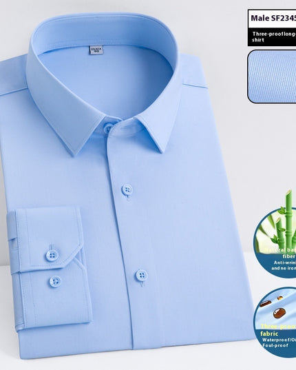 Men's  Short Sleeves Are Waterproof, Oil Resistant And Stain Resistant