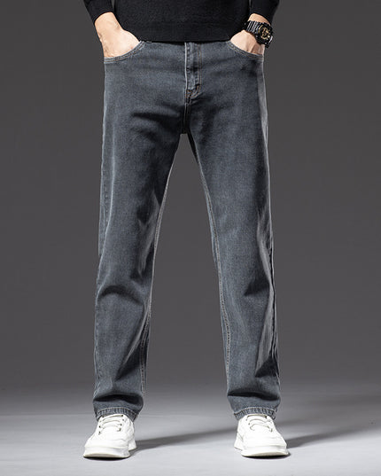 Straight-leg Pants Dad Men's Casual Trousers