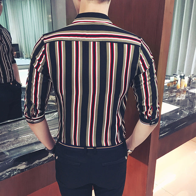 Big Size Boy Brother Three-Quarter Sleeve Shirt