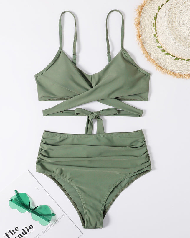 Spa Ladies Bikini Split Swimwear Multicolor