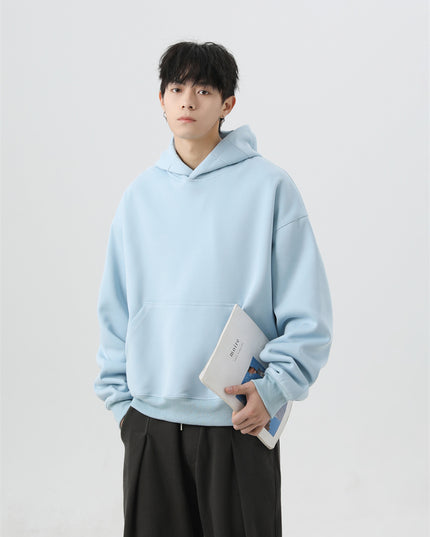 Heavy Profile Cropped Hoodie Men