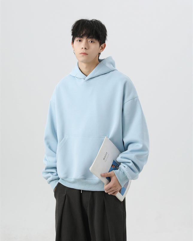 Heavy Profile Cropped Hoodie Men