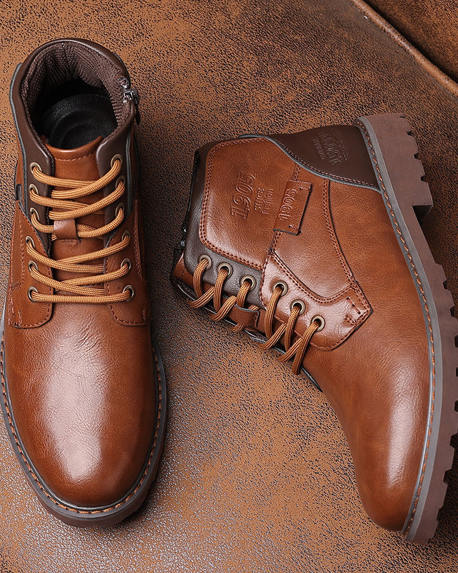 Men's Boots Motorcycle Boots Mid-calf