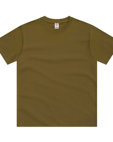 250g Japanese Cotton Round Collar T-shirt Loose