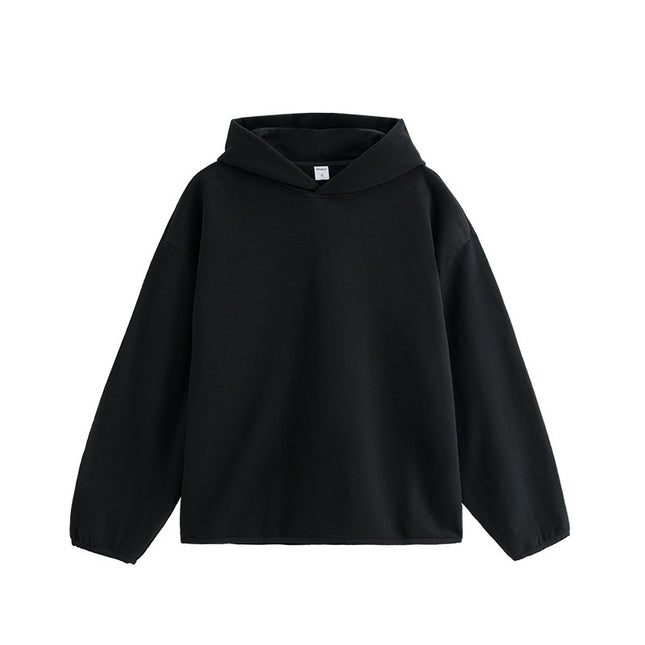 Thin Hoodie Loose And Simple Solid Color High Street
