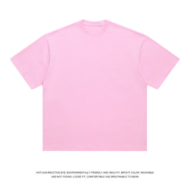 T-shirt Men's Loose Solid Color Bottoming Shirt