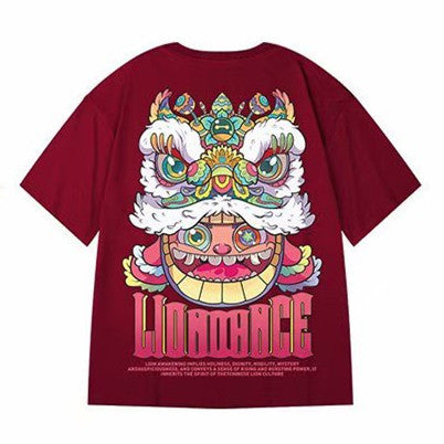 Bear Large Size Short Sleeve T-shirt Men's Trendy Brand