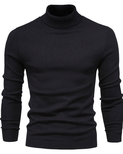 Men's Solid Color Pullover Sweater