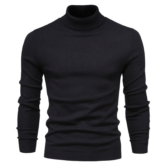 Men's Solid Color Pullover Sweater