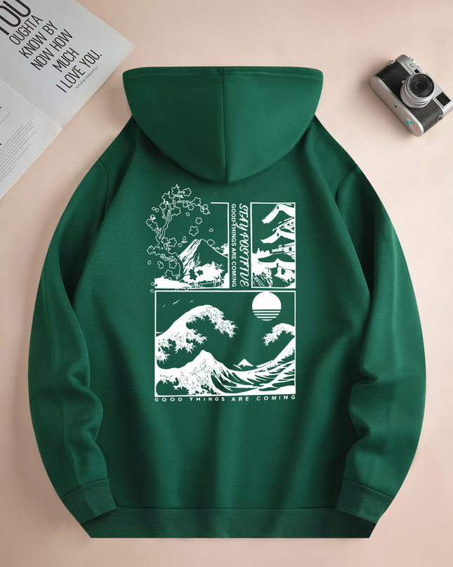 Men's Chic Casual Everyday Drawstring Hoodies