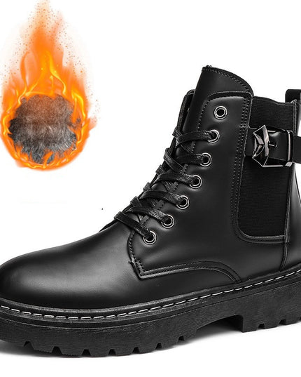 Martin British Style Men's High Top Leather Boots
