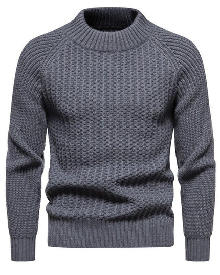 European Size Pure Color All-matching Youth Sweater Top