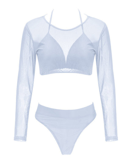 New European And American Split Swimsuit Mesh Bikini