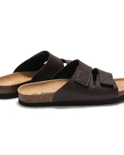 Men's Cork Slippers Slippers Velcro