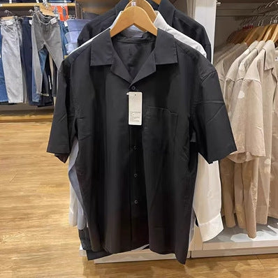 Men's Modal Cotton Blended Open Collar Shirt