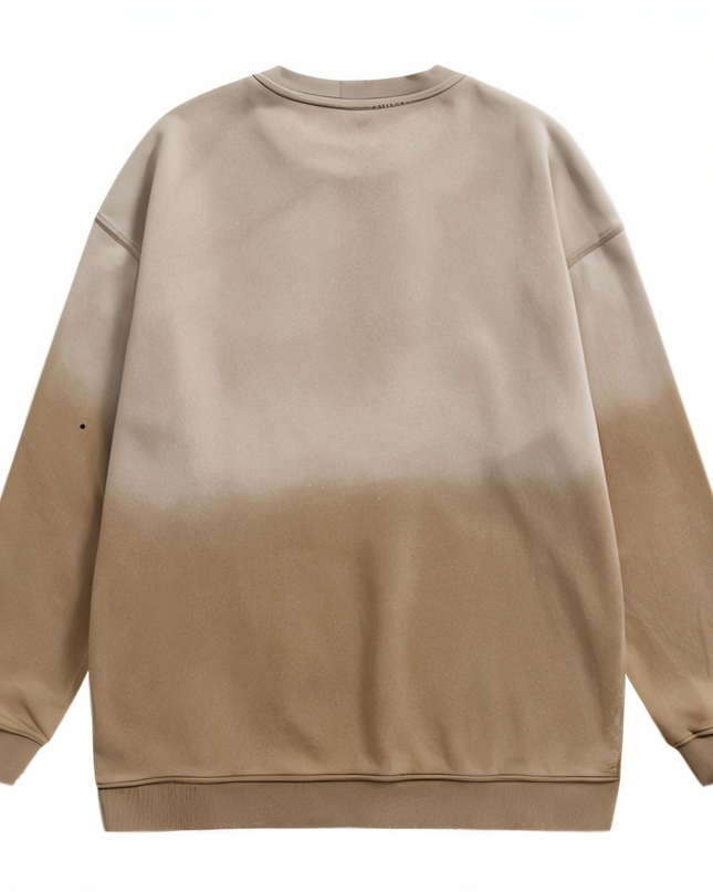 Autumn & Winter Pure Cotton American Round Neck Sweater for Men – Casual Loose Pullover