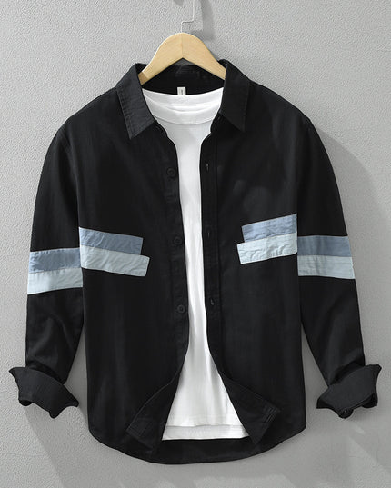 Men's Artistic Versatile Casual Loose Top Shirt