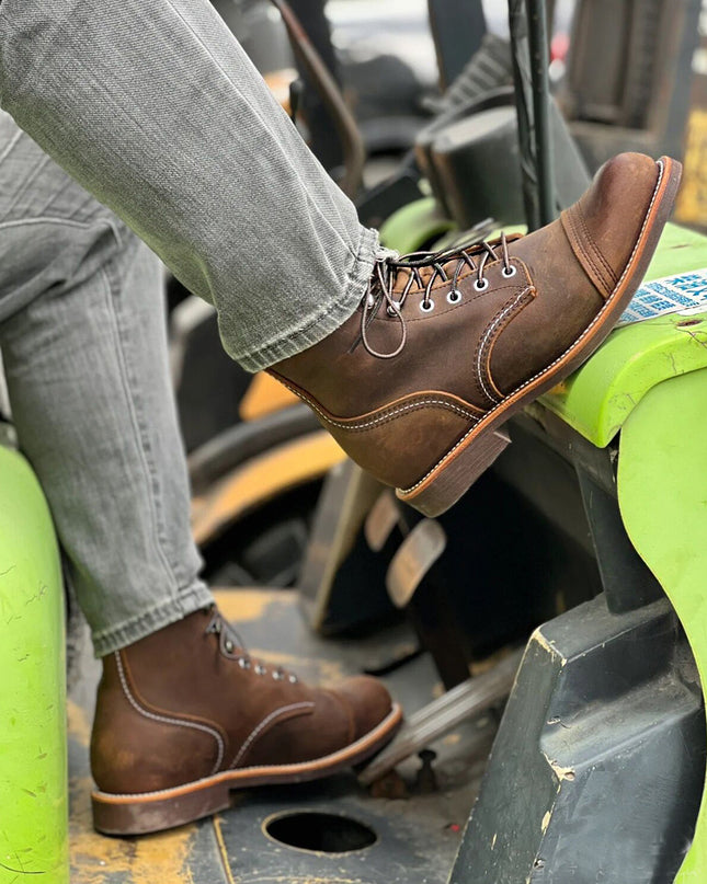 Paratrooper Boots Crazy Horse Leather High-top Outdoor Leisure
