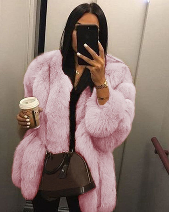 Artificial Fur Coat Jacket