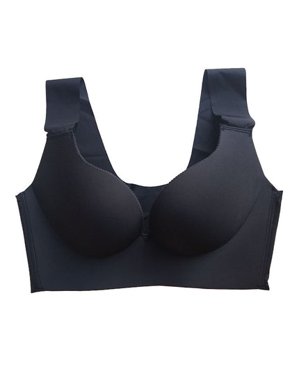 Seamless gather bra