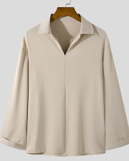 Loose Lapels Casual Shirt