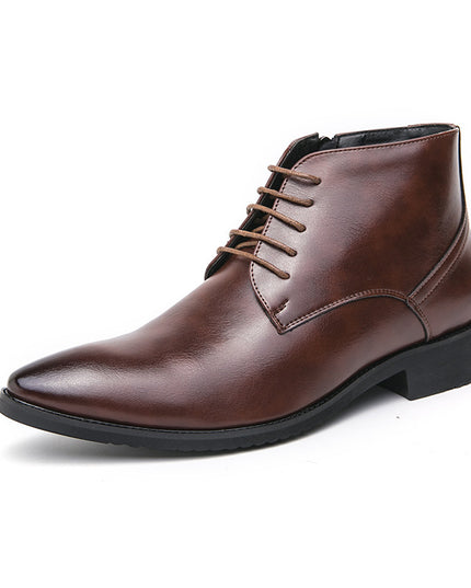 High-top Height Increased By Martin Boots With Zipper