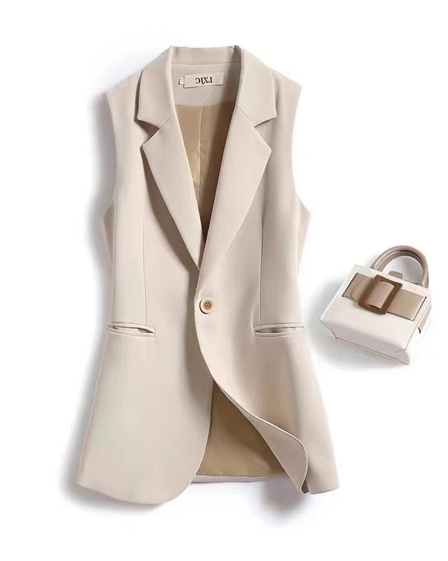 Women's Spring And Autumn Design Sense Vest Coat