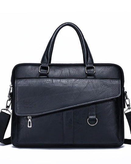 Large Capacity Computer Bag | Shoulder Bag, Synthetic Leather