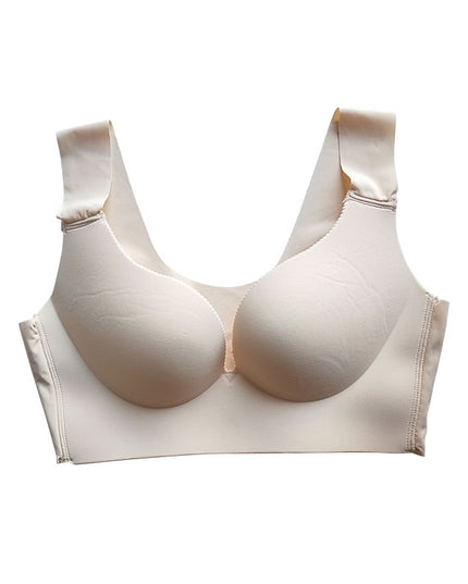 Seamless gather bra