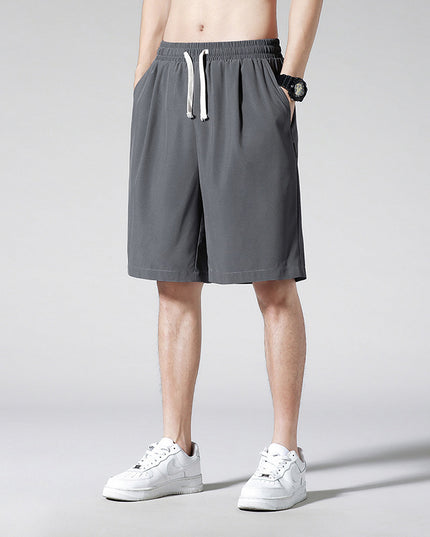 Cropped Pants Men's Thin Loose Large Size Sports Shorts