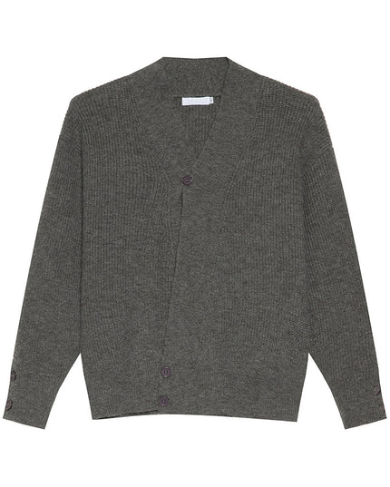 Niche Oblique Placket Design Sweater Men's Sweater