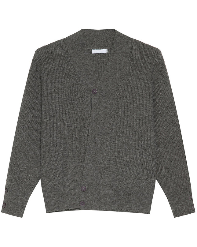 Niche Oblique Placket Design Sweater Men's Sweater