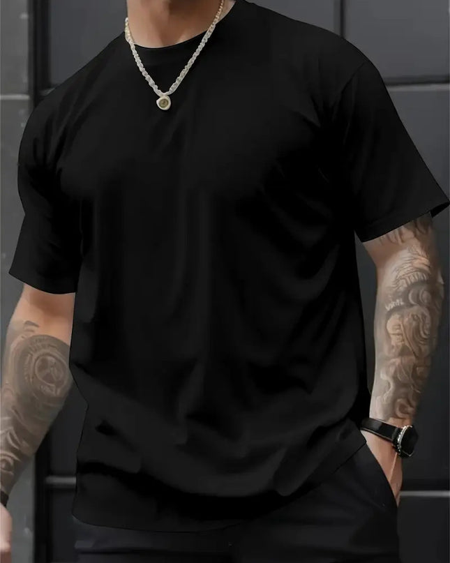 3D Digital Printing Printed Loose Short Sleeve Round Neck T-shirt