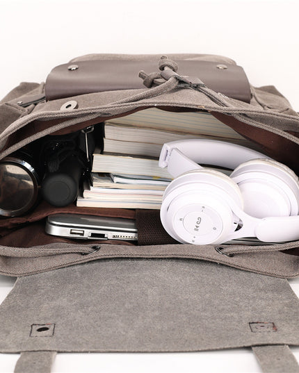 Retro Wear-resistant Large-capacity Backpack