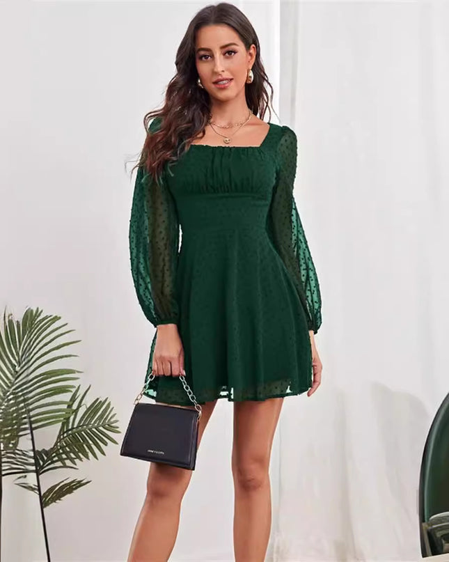 High Waist Temperament Elegant Commuter Female Dress