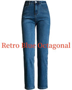 Retro Blue Octagonal
