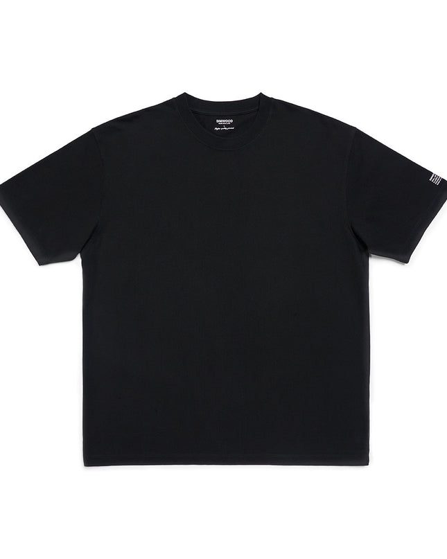 Basic Solid Color Heavy Underwear Short-sleeved T-shirt Men