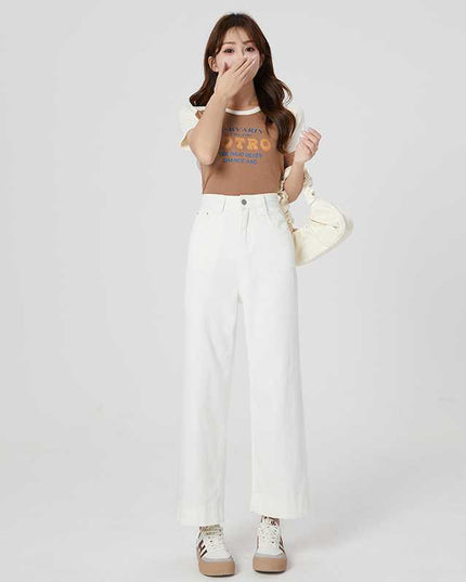 Cool Thin High Waist Loose Wide Leg Pants