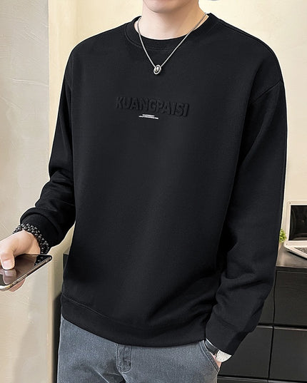 Round Neck Heavy Sweater For Men Spring And Autumn New