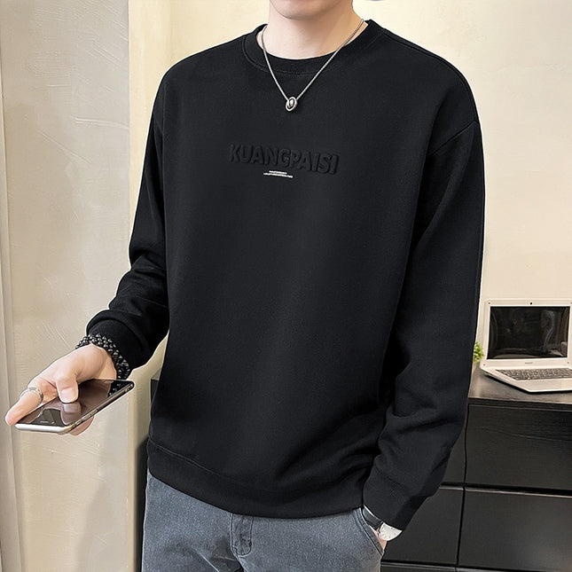 Round Neck Heavy Sweater For Men Spring And Autumn New