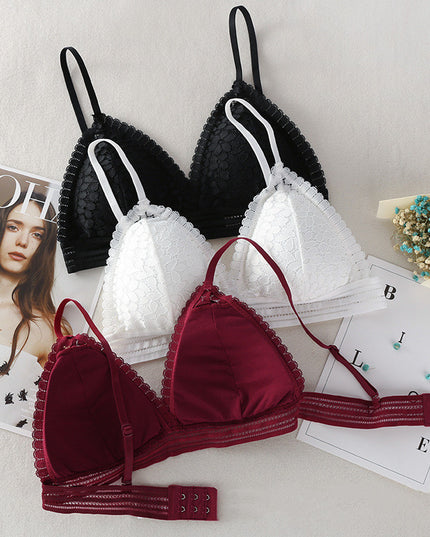 Bra triangle cup bra