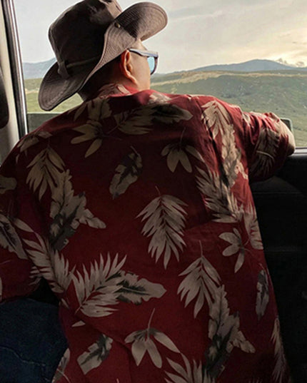 Hawaii Ice Silk Beach Printed Shirt