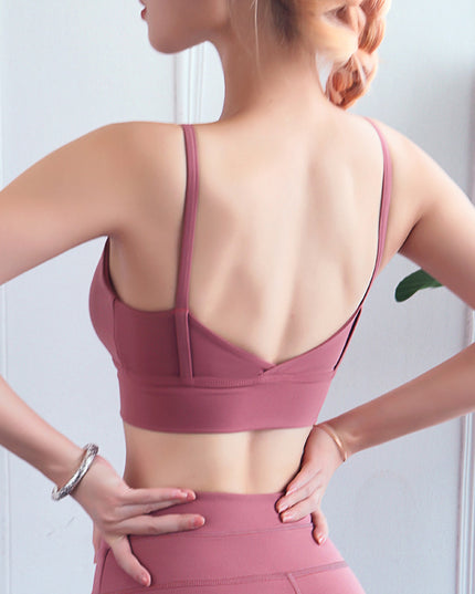 Breathable sports bra women