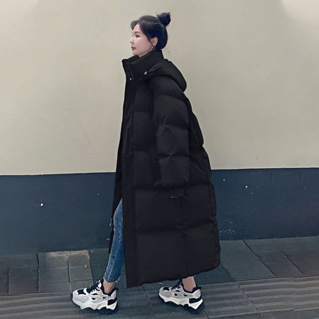Winter New Mid-length Loose Hong Kong Style Bread Coat Cotton-padded Coat