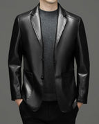 Black Single Leather