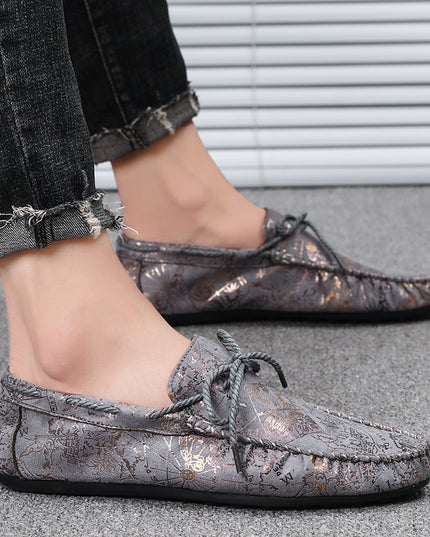 New men's casual leather shoes