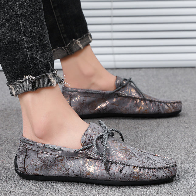 New men's casual leather shoes